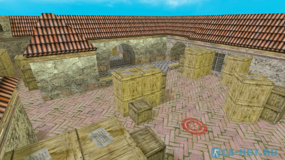 Карта «de_inferno» для CS 1.6 (скриншот #2)