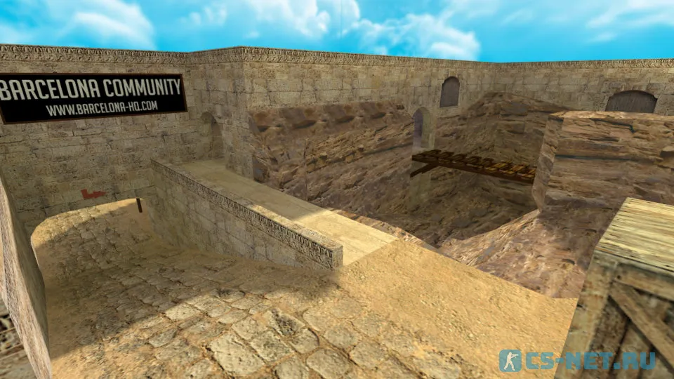 Карта «de_barcelona» для CS 1.6 (скриншот #4)