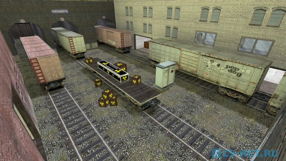 Карта «de_train_2x2» для CS 1.6 (скриншот #1)