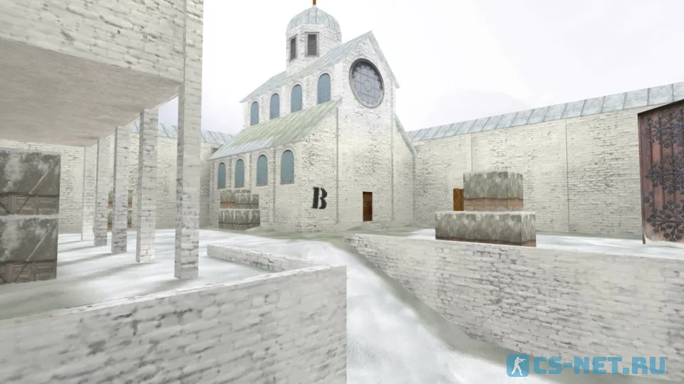 Карта «de_cloister» для CS 1.6 (скриншот #1)