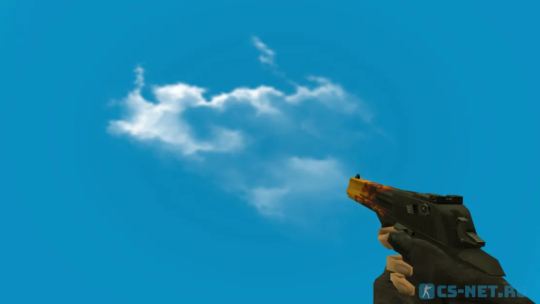 Модель «Стандартный Deagle Пламя» для CS 1.6