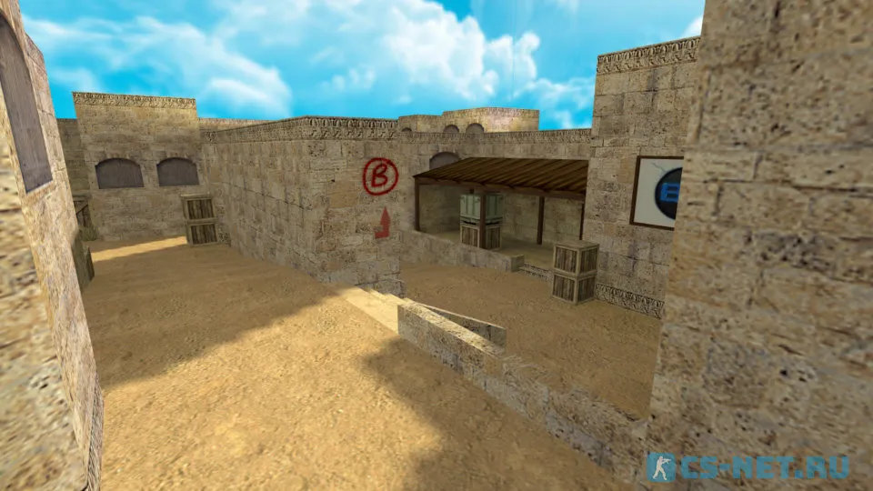 Карта «de_barcelona» для CS 1.6 (скриншот #3)