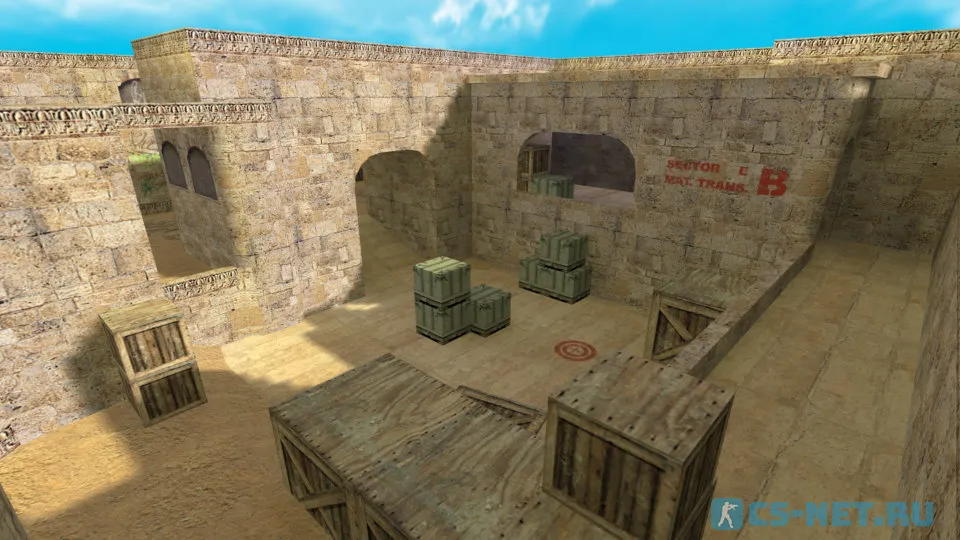 Карта «de_barcelona» для CS 1.6 (скриншот #2)