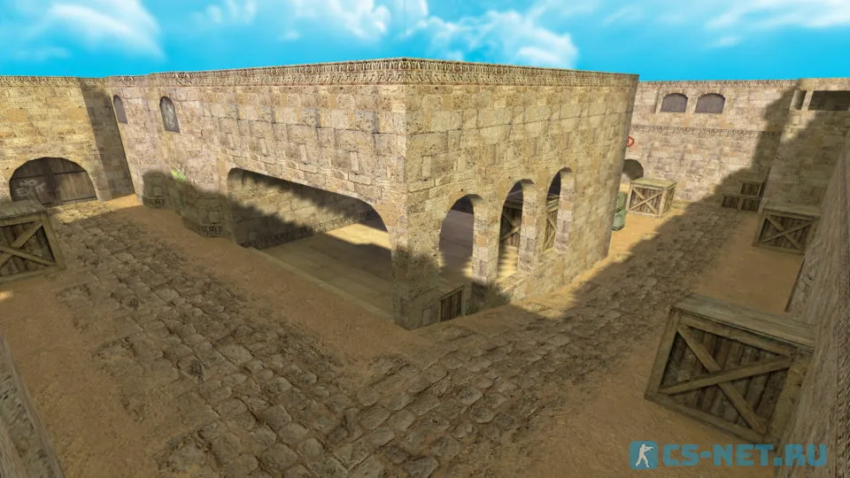 Карта «de_barcelona» для CS 1.6 (скриншот #1)