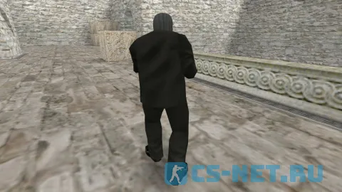 Модель «Джон Уик» из фильма «John Wick» для CS 1.6 (вид сзади)