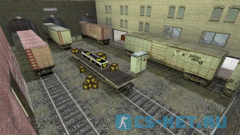 Карта «de_train_2x2» для CS 1.6 (скриншот #1)