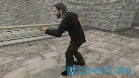 Модель «Джон Уик» из фильма «John Wick» для CS 1.6 (вид сбоку)