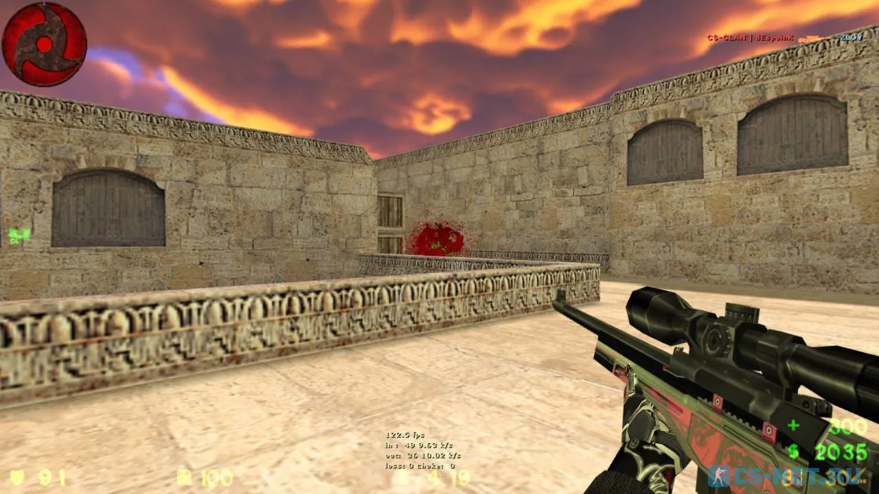 CS 1.6 despainX с красно-синими моделями (скриншот 4)