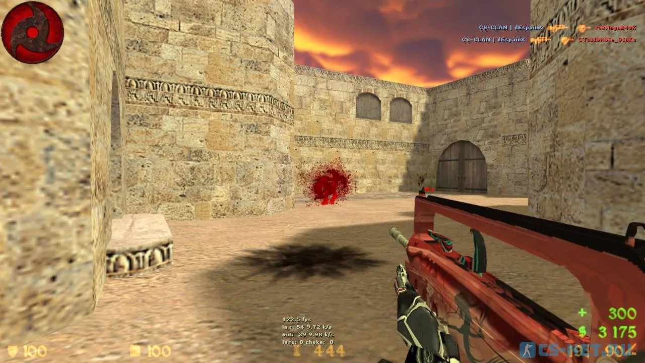 CS 1.6 despainX с красно-синими моделями (скриншот 8)