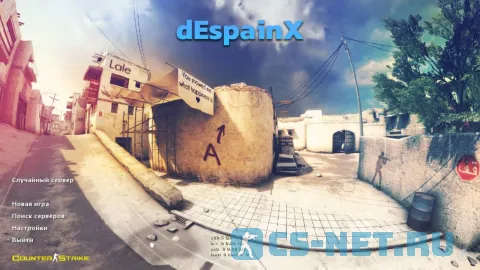 CS 1.6 despainX с красно-синими моделями (главная)