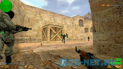 CS 1.6 с прицелом точкой (скриншот 1)