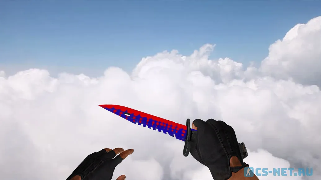 Модель штык-ножа «M9 Bayonet Red Bubbles» для CS 1.6 (скрин 3)
