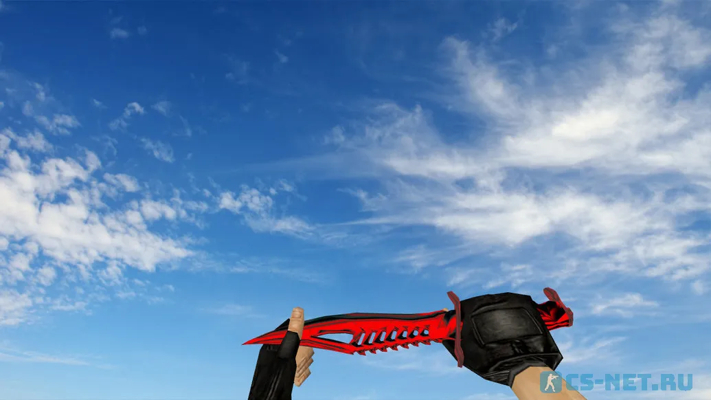 Модель ножа «Nautilus Chrome Red» для CS 1.6 (скрин 2)