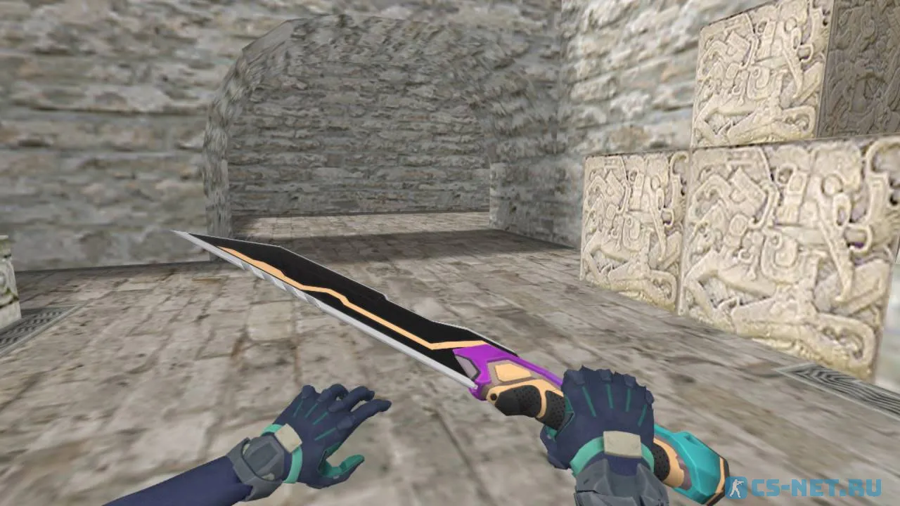 Нож Glitchpop Knife из Valorant для CS 1.6