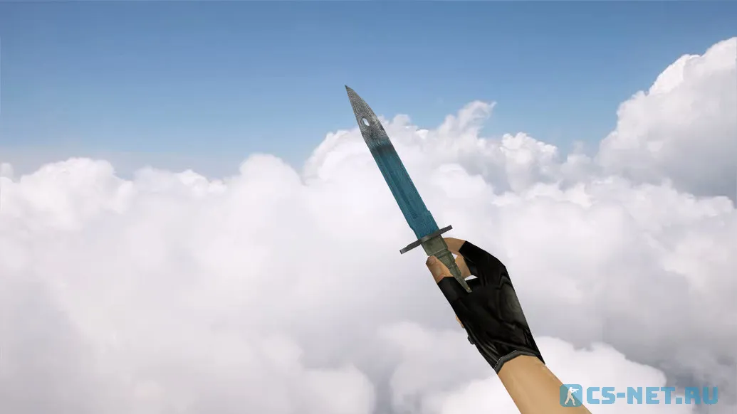 Модель ножа Bayonet Bark Beetle Blue для CS 1.6 (скрин 2)