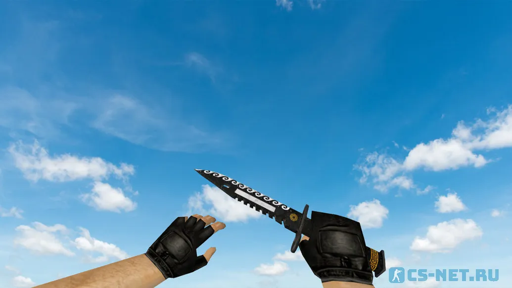 Модель штык-ножа «M9 Bayonet Trojan Horse» для CS 1.6 (скрин 3)