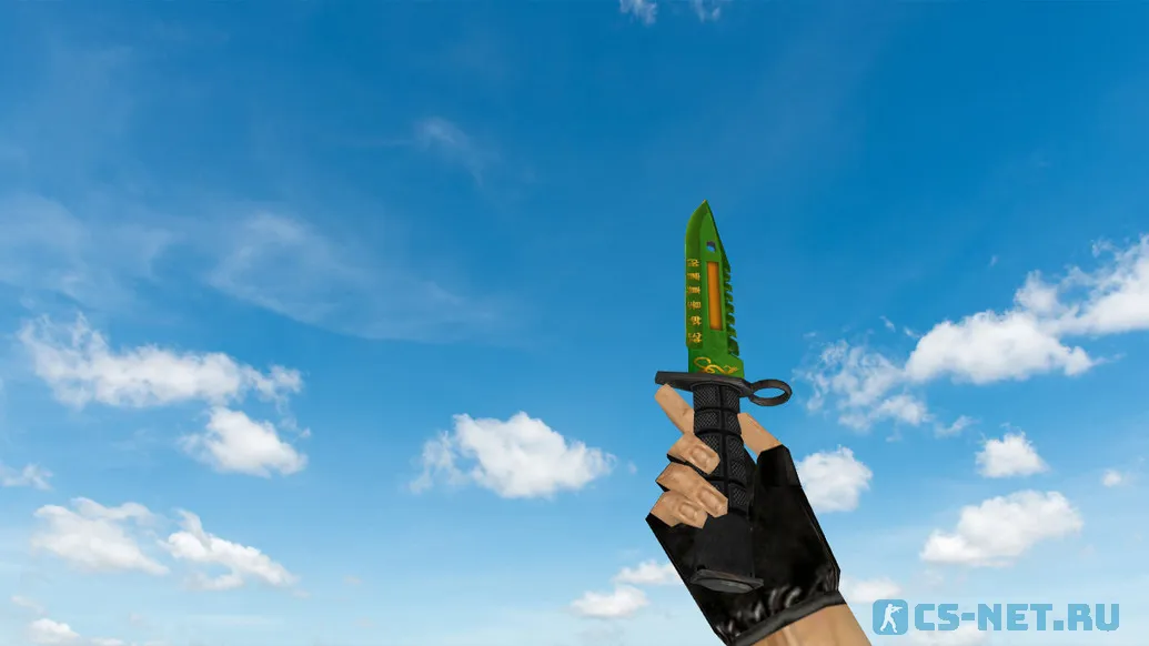 Модель штык-ножа M9 Bayonet Agunua для CS 1.6