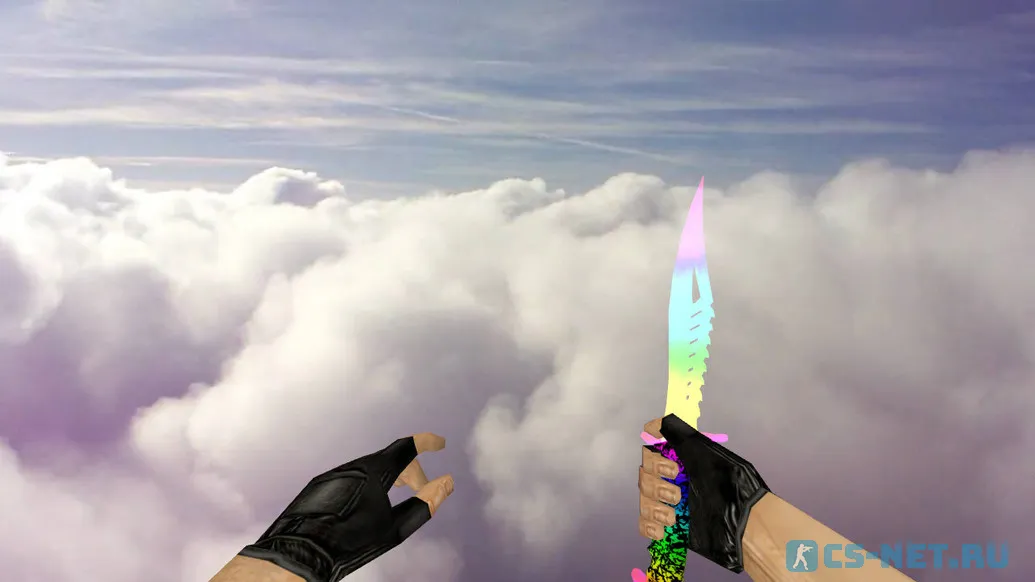 Модель ножа «Nautilus Transparent Rainbow» для CS 1.6