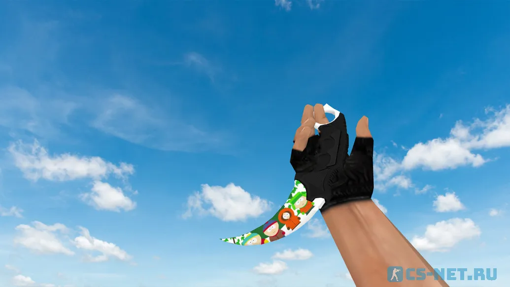 Модель ножа «Karambit South Park» для CS 1.6