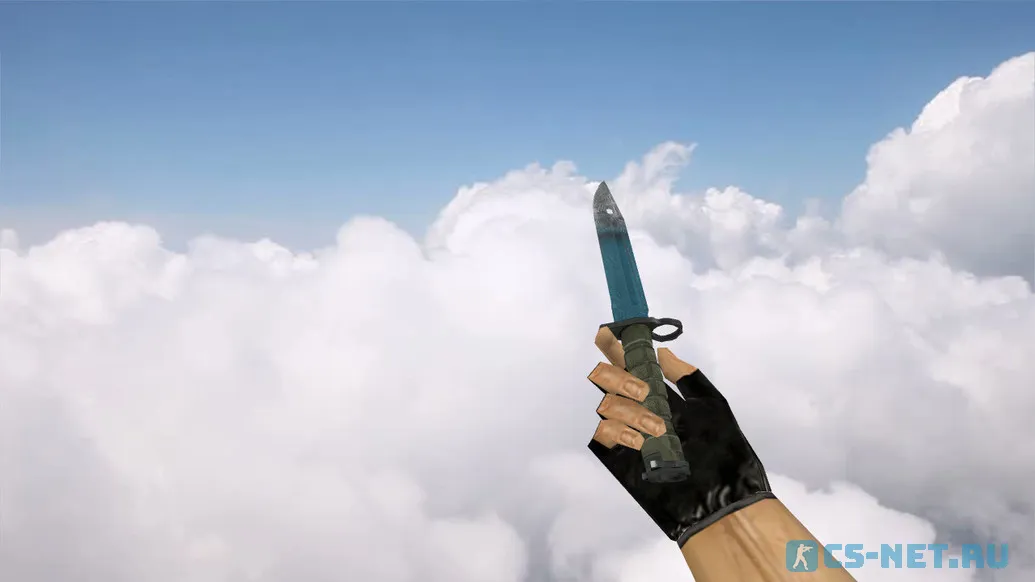 Модель ножа Bayonet Bark Beetle Blue для CS 1.6