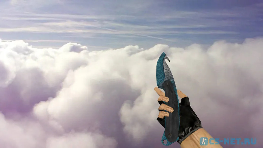 Модель ножа «Gut Knife Bark Beetle Blue» для CS 1.6