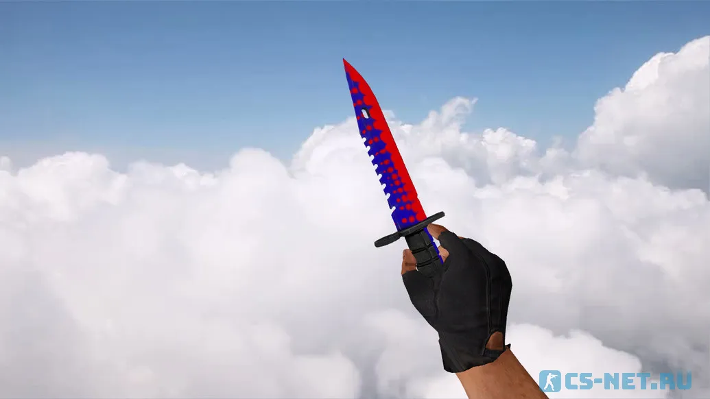 Модель штык-ножа «M9 Bayonet Red Bubbles» для CS 1.6 (скрин 2)