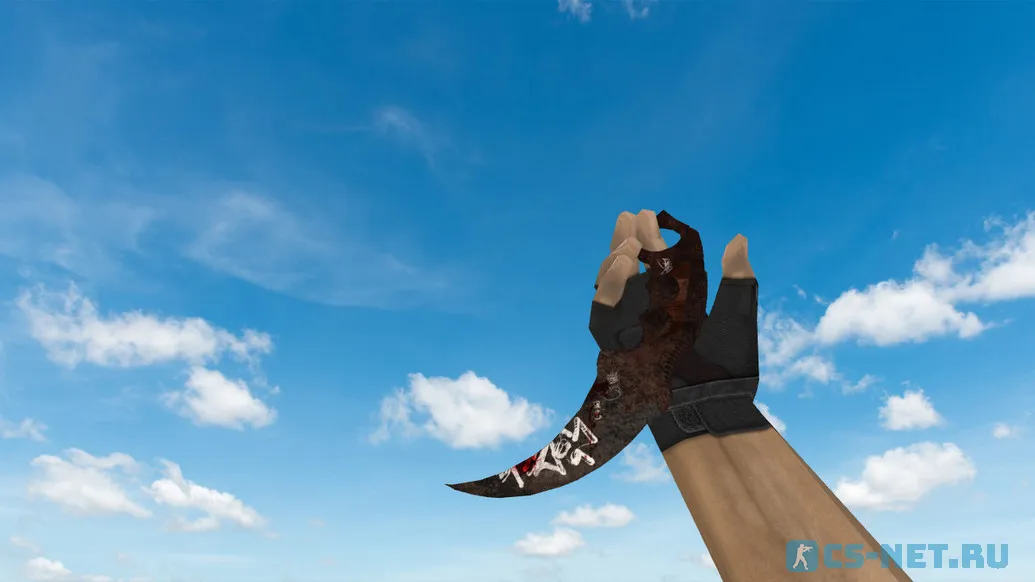 Модель ножа «Karambit Rebellion» для CS 1.6