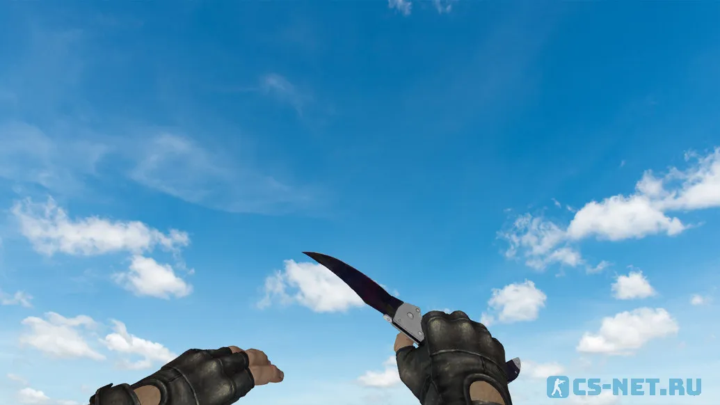 Модель ножа «Falchion Black Pearl» для CS 1.6 (скрин 3)