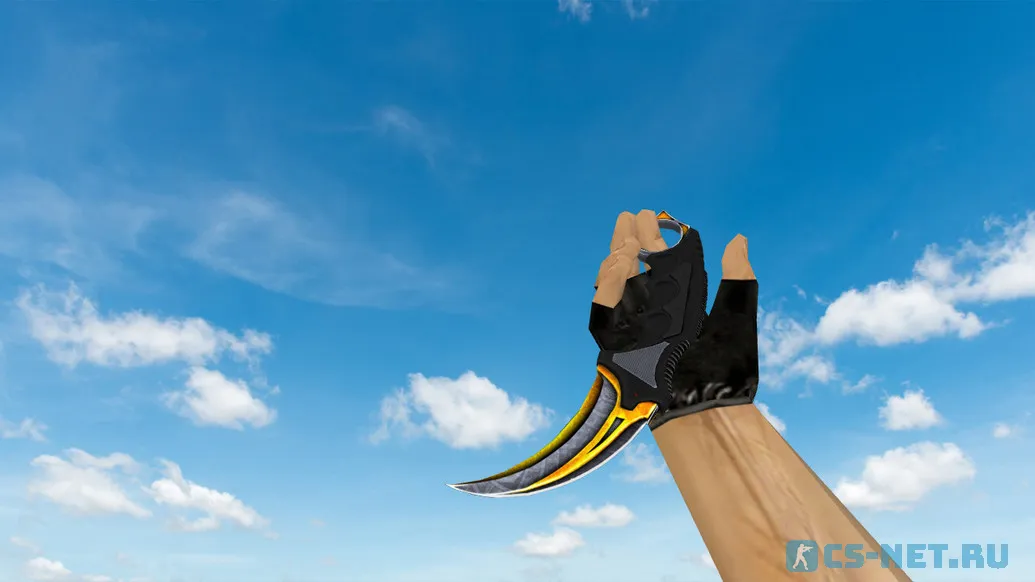 Модель ножа «Karambit Aztech» для CS 1.6