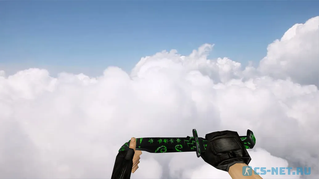 Модель ножа Green Soul Knife для CS 1.6 (скрин 2)
