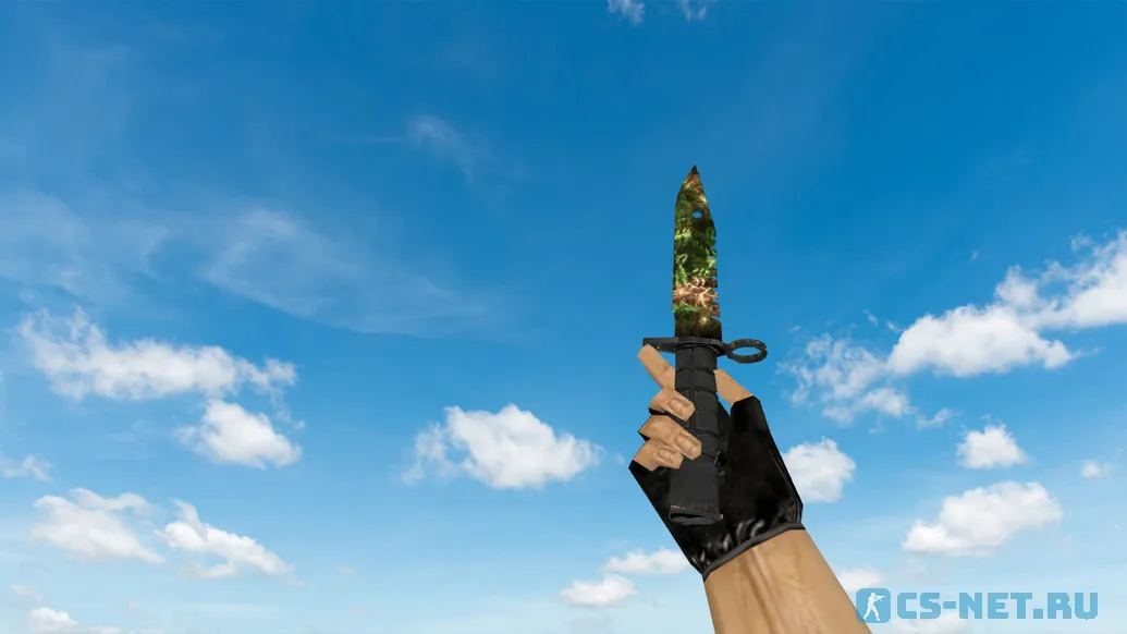 Модель штык-ножа M9 Bayonet Fury of Apollo для CS 1.6