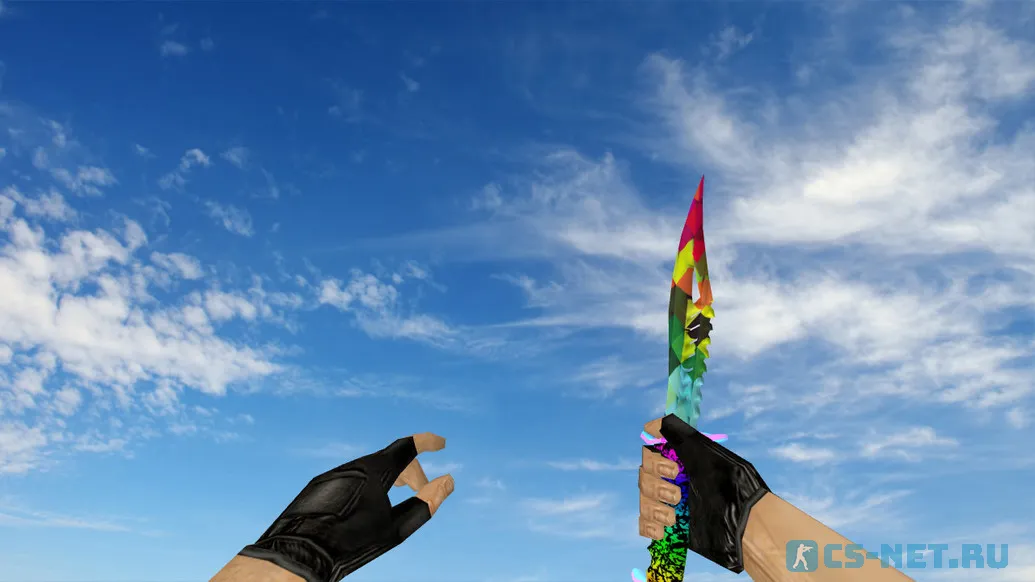 Модель ножа Nautilus Colorful Triangles для CS 1.6
