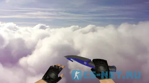 Модель ножа «Gut Knife Automatic Blue» для CS 1.6 (скрин 3)