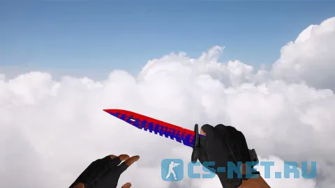 Модель штык-ножа «M9 Bayonet Red Bubbles» для CS 1.6 (скрин 3)