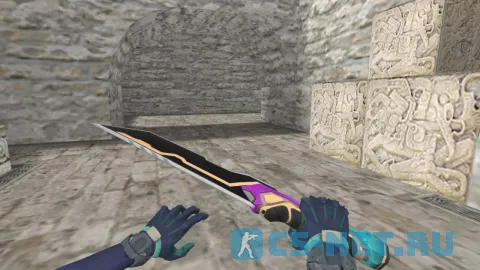 Нож Glitchpop Knife из Valorant для CS 1.6