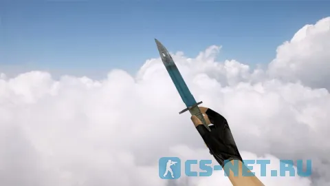 Модель ножа Bayonet Bark Beetle Blue для CS 1.6 (скрин 2)