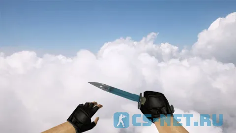 Модель ножа Bayonet Bark Beetle Blue для CS 1.6 (скрин 3)