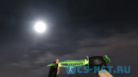 Модель ножа Nautilus Transparent Green для CS 1.6 (скрин 2)