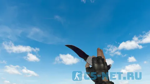 Модель ножа «Falchion Black Pearl» для CS 1.6 (скрин 2)