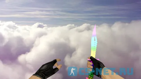 Модель ножа «Nautilus Transparent Rainbow» для CS 1.6
