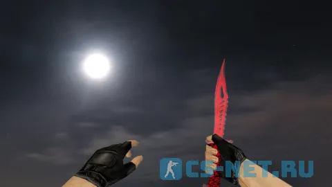 Модель ножа Nautilus Transparent Red для CS 1.6