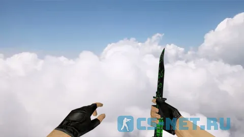 Модель ножа Green Soul Knife для CS 1.6