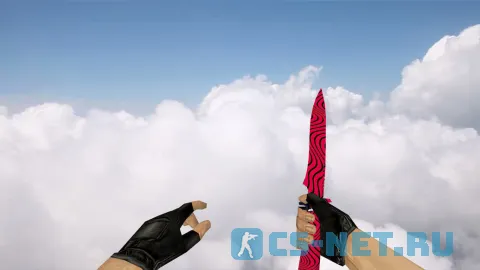 Модель ножа «Default Knife Red Black Pewdiepie» для CS 1.6