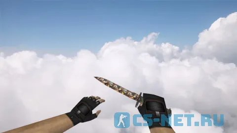 Модель ножа «Bayonet | Лапки» для CS 1.6 (скрин 3)