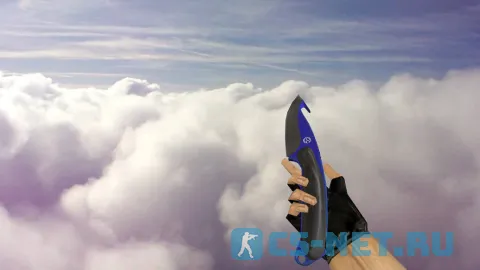 Модель ножа «Gut Knife Automatic Blue» для CS 1.6