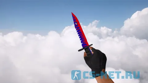 Модель штык-ножа «M9 Bayonet Red Bubbles» для CS 1.6 (скрин 2)