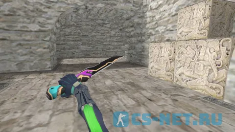 Нож Glitchpop Knife из Valorant для CS 1.6 (скрин 2)