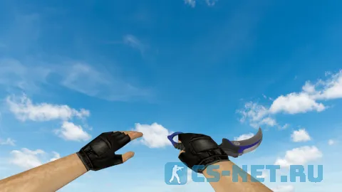 Модель ножа «Karambit Automatic Blue» для CS 1.6 (скрин 2)