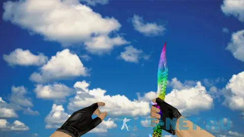 Модель ножа «Nautilus Rainbow» для CS 1.6