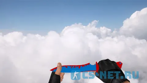 Модель ножа Knife Red and Blue для CS 1.6 (скрин 2)